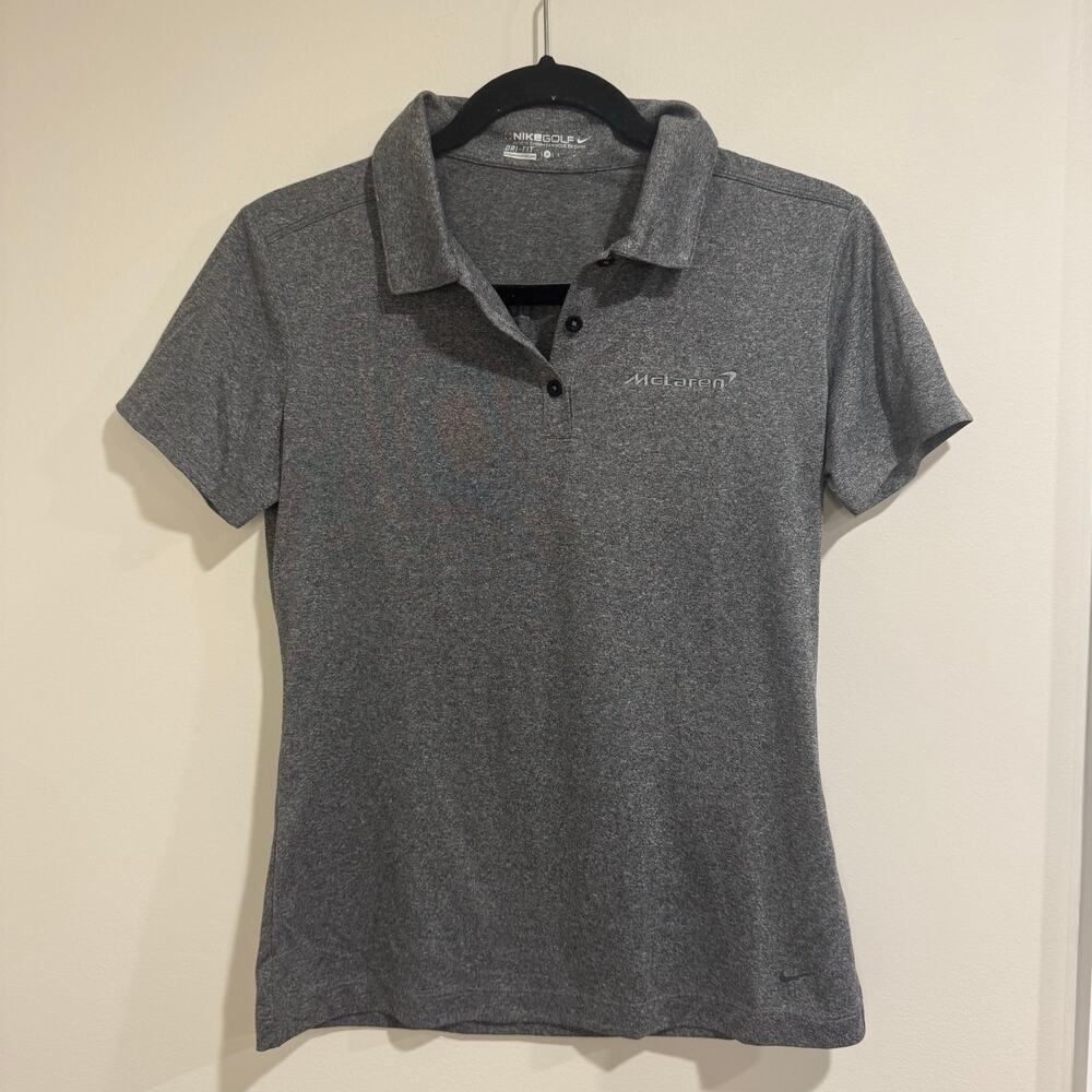 McLaren Automotive Womens Nike Golf Polo Shirt Dri Fit Size Small Formula 1